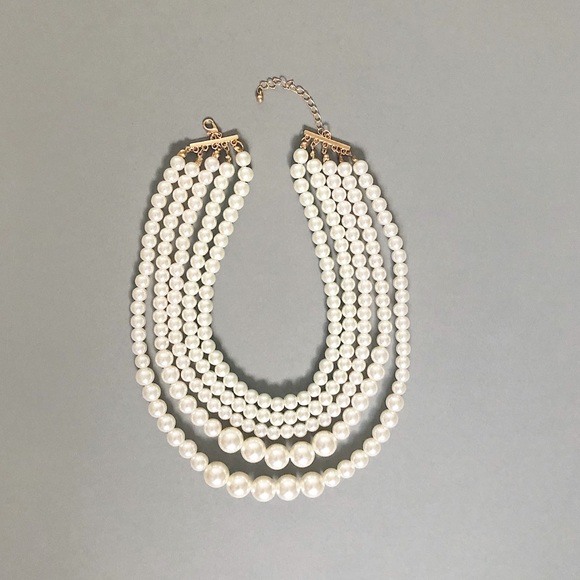 Handmade Multistrand Pearl necklace - Picture 6 of 7